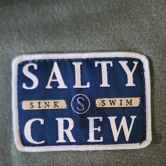 Salty Crew Sage Hoodie with Logo - Picture 2 of 10